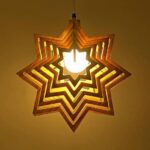 Starry Starry Light | Wooden Start Lamp