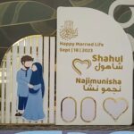 Nikkah Thumb Heavy Acrylic Certificate Gift, Love Certificate, Personalized Nikah Gift
