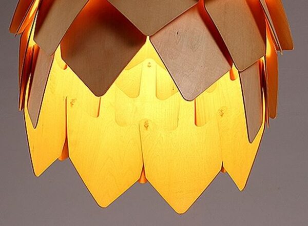 Pinecone Lamp | Wooden Lamp