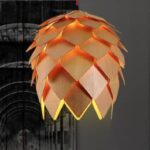 Pinecone Lamp | Wooden Lamp