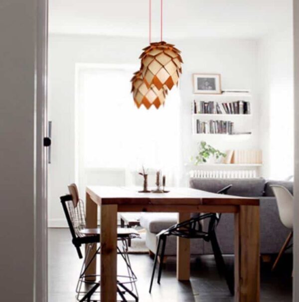 Pinecone Lamp | Wooden Lamp