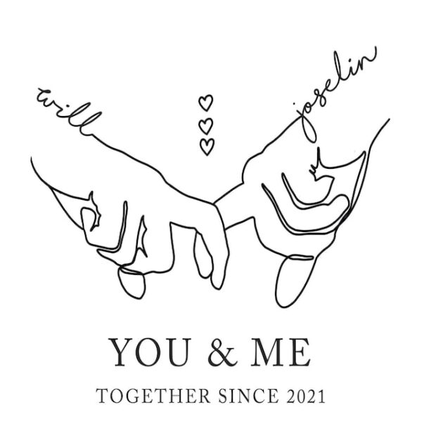 Personalized Couples Anniversary Wooden Framed