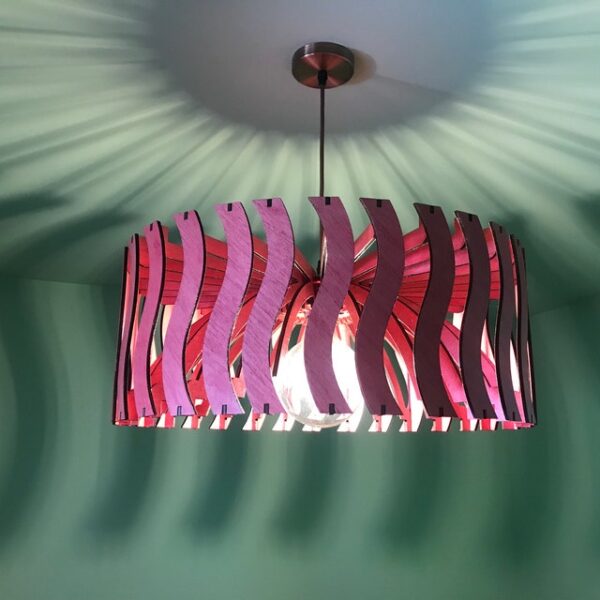 Modern Wooden Chandelier Pendant Light Fixture, Modern Lamp