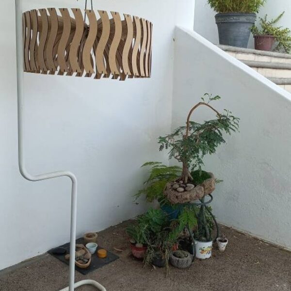 Modern Wooden Chandelier Pendant Light Fixture, Modern Lamp