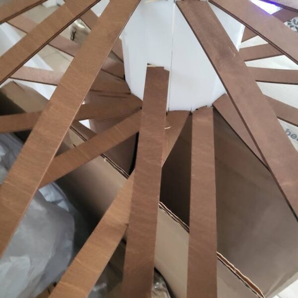 Wood Ceiling Light, Lights for Decoration, Room Decoration Lights, Wooden Lamp, Hall Decoration Items, Wooden Lamp, Wooden Lamps For Room Décor By Zento Store – Customized