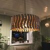 Modern Wooden Chandelier Pendant Light Fixture, Modern Lamp