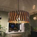 Modern Wooden Chandelier Pendant Light Fixture, Modern Lamp