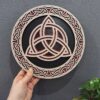 Trinity Knot Celtic Wood Wall Decor