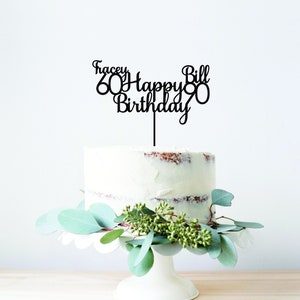 Personalised Birthday Cake Topper
