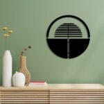 Wall Metal Art Decor,Geometric Wall Decor,Living Room Decor,Office Decor,
