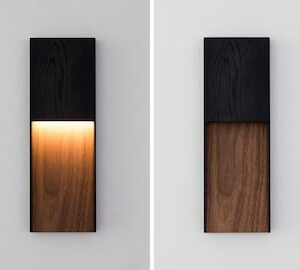 Walnut Wall Light