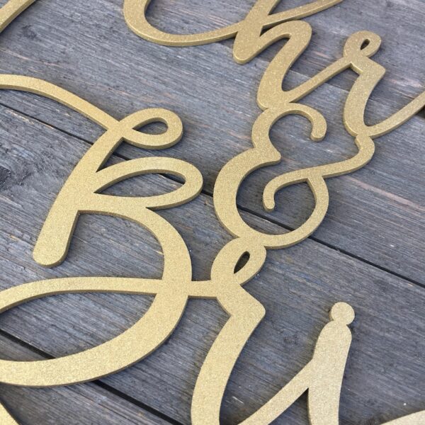 Personalized Circle Name Sign - Various Sizes