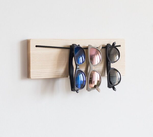 Wooden Sunglasses Holder by Zento Stores