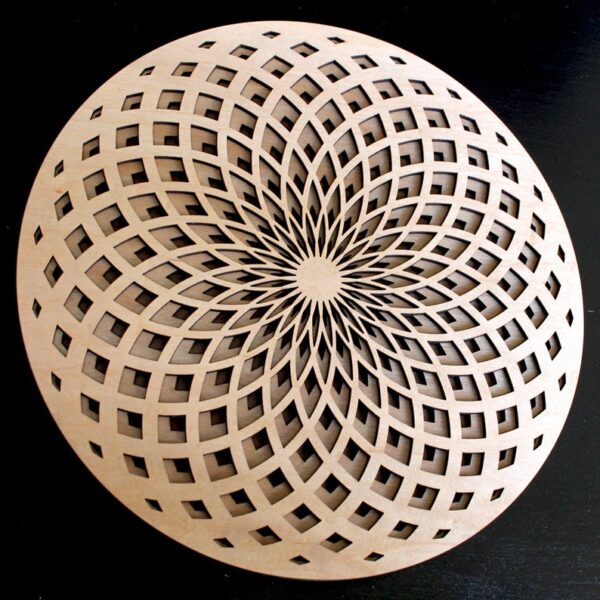 Torus Fade 18" or 22" Three Layer Wood Wall Art
