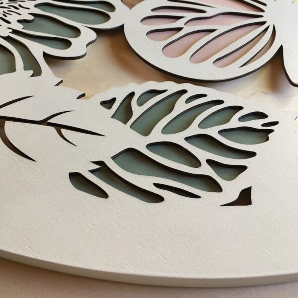 Nursery Butterfly Wooden Wall Art Set