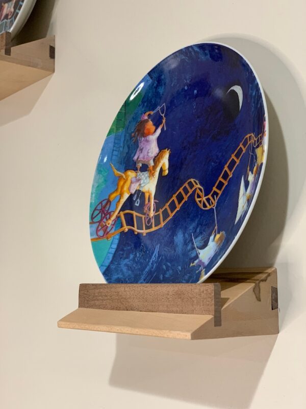 Solid Hardwood Floating Picture Ledge Shelf