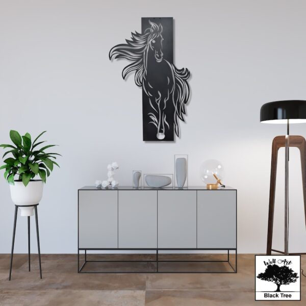 Free Spirit Horse Metal Wall Decor