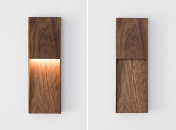 Walnut Wall Light