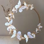Wooden Fern Leaves and Butterflies Craft Set