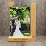 Personalized Wood-Acrylic Desktop Picture Frame