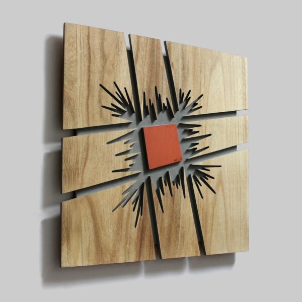 AIM - Original Wood Wall Sculpture by Nikolay Martinov