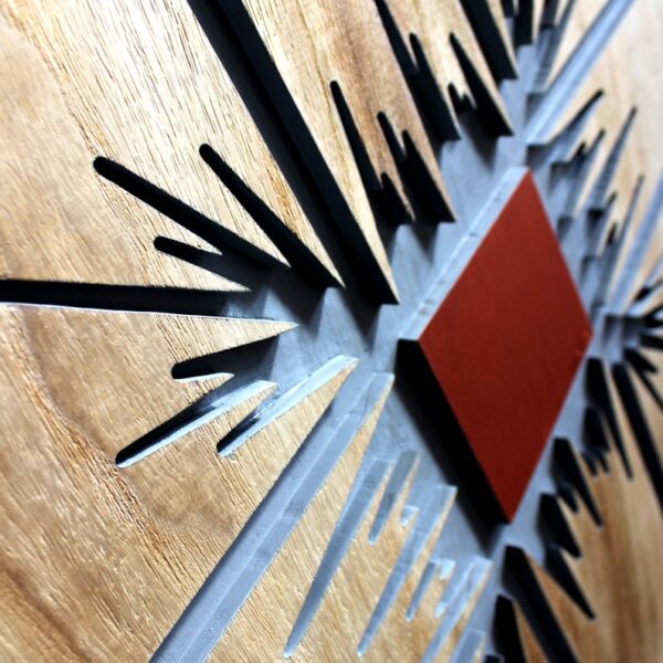 AIM - Original Wood Wall Sculpture by Nikolay Martinov