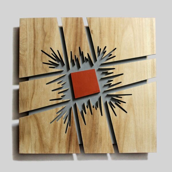 AIM - Original Wood Wall Sculpture by Nikolay Martinov