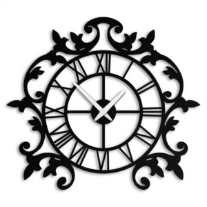 Beautiful Rustic Wooden Wall Clock - Handcrafted Home Decor