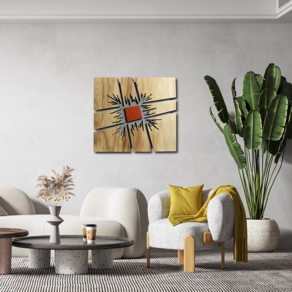 AIM - Original Wood Wall Sculpture by Nikolay Martinov