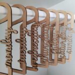 Days of the Week Closet | Dividers Baby Closet Dividers Handmade Wood | Wooden Baby Gifts | Organize Babies Closet