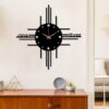 Minimalist Metal Wall Clock, Modern Wall Clock Art