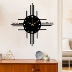 Minimalist Metal Wall Clock, Modern Wall Clock Art