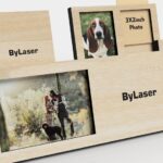 Wooden Picture Frame 3x2in for Family Photos by Zento Store