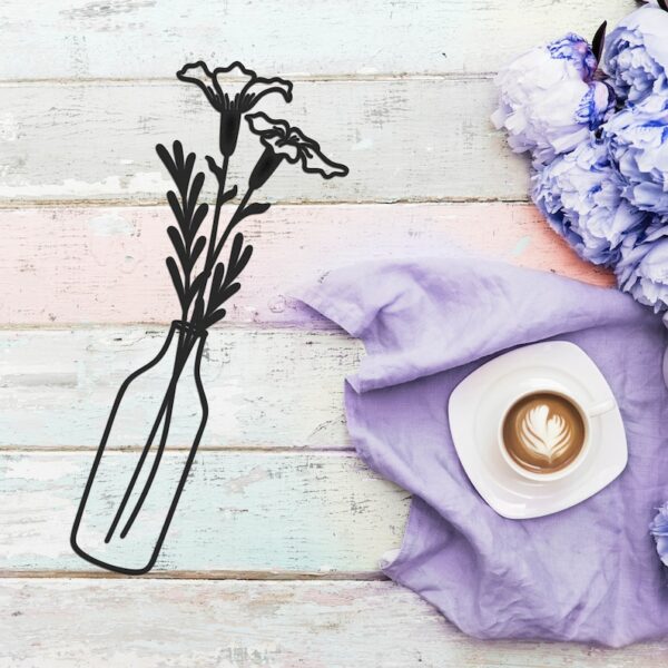 Vivegate Metal Flower Vase for Kitchen by Zento Store