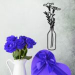 Vivegate Metal Flower Vase for Kitchen by Zento Store