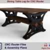 Modern Industrial Chic Dining Table Legs