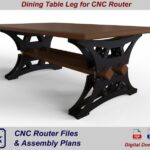 Modern Industrial Chic Dining Table Legs