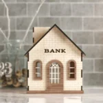 Handcrafted Wooden Piggy Bank House - Money Saving Cash Box