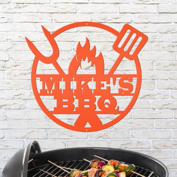 Custom BBQ Wooden Sign - Handcrafted Grill Master Gift