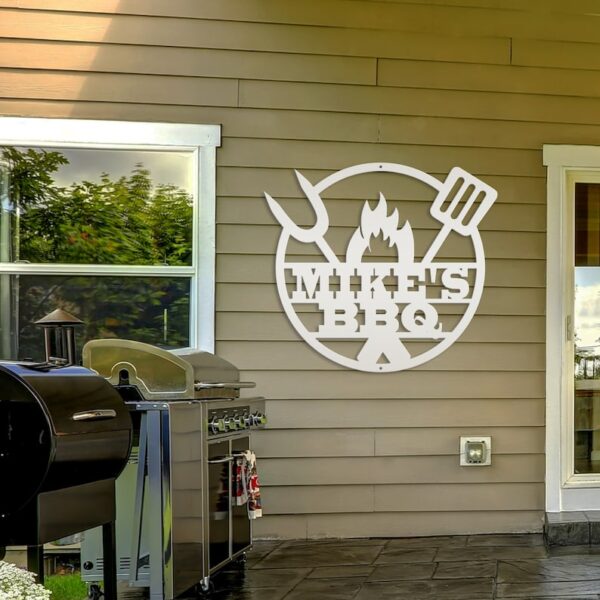Custom BBQ Wooden Sign - Handcrafted Grill Master Gift