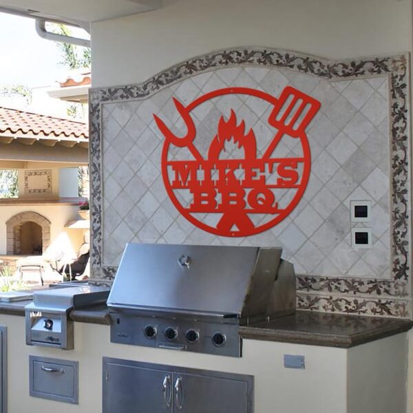 Custom BBQ Wooden Sign - Handcrafted Grill Master Gift