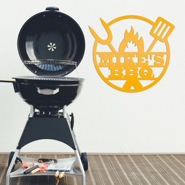 Custom BBQ Wooden Sign - Handcrafted Grill Master Gift