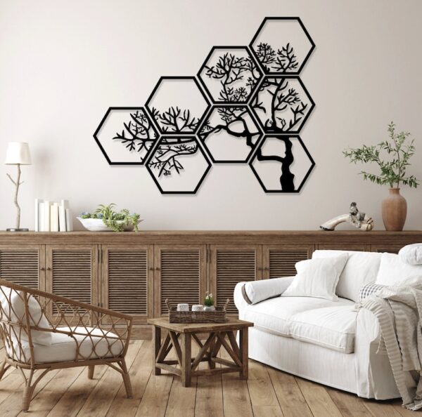 Tree Branch Design Wooden Wall Art