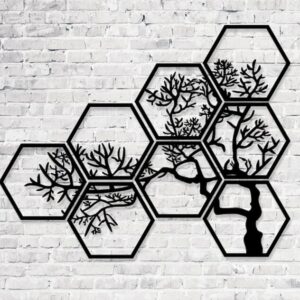 Tree Branch Design Wooden Wall Art