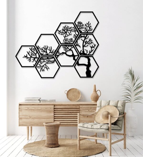 Tree Branch Design Wooden Wall Art