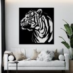 Tiger Metal Wall Art