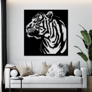 Tiger Metal Wall Art
