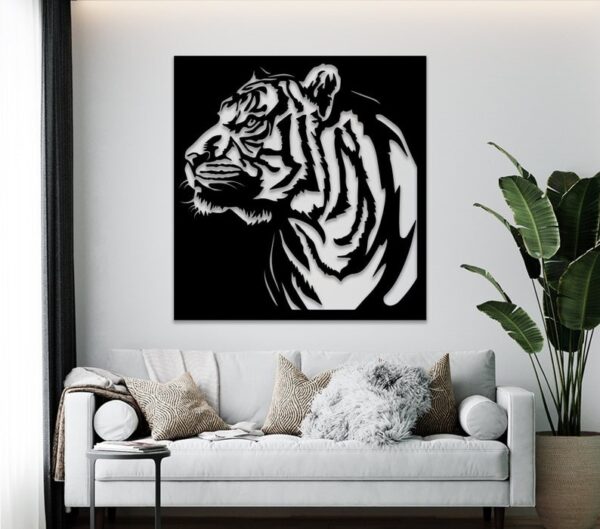 Tiger Metal Wall Art