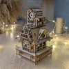 Artisan-Crafted Enchanted Garden House - Wooden Fantasy Building