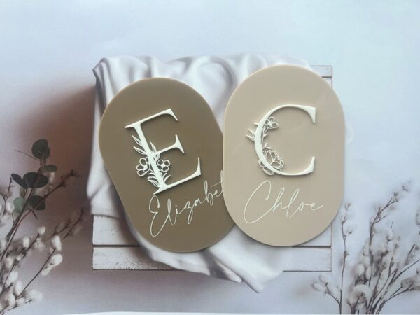 Personalised Name Sign for Birth Announcements